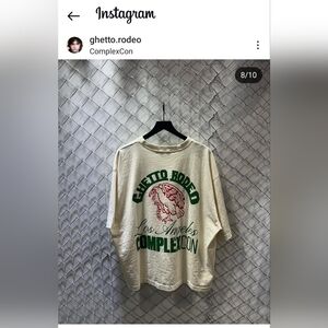Ghetto Rodeo ComplexCon Tee – Rare, Sold Out, Oversized Fit (L)